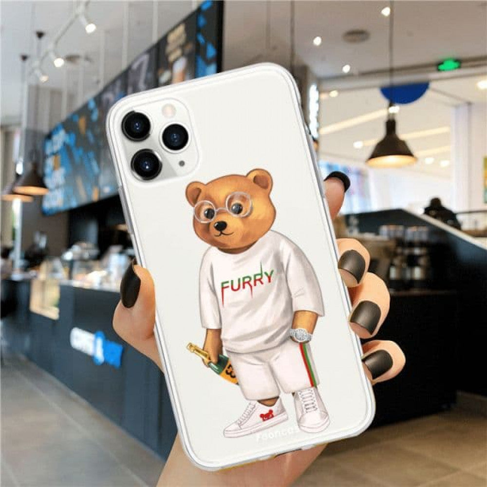 Cute Fashion Bear TPU Case  — iPhone 13 Pro 6.1"