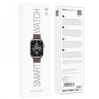 Smart Sports Watch (Call Version) — Hoco Y17 — Silver