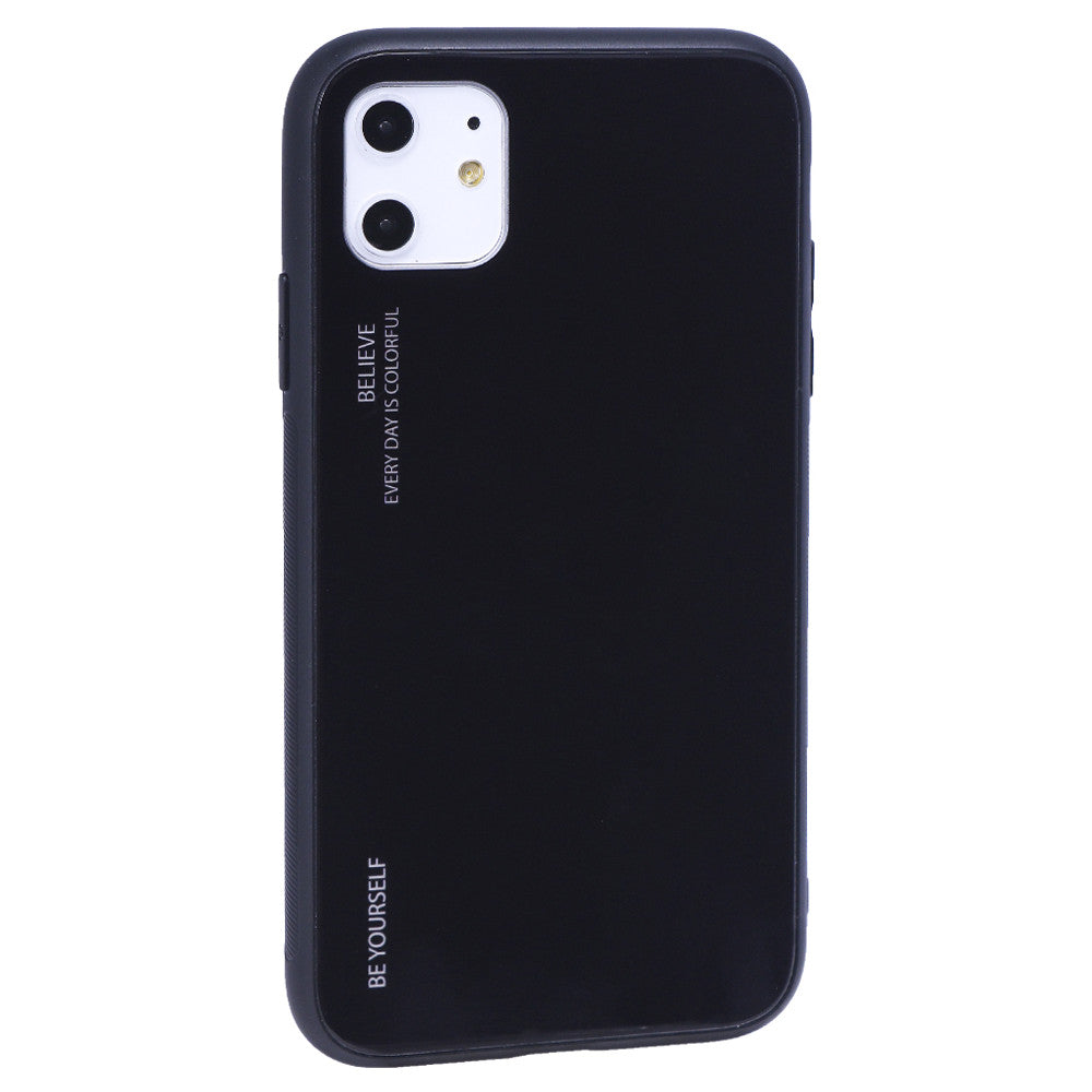 Gradient Glass Case — iPhone 11 — Black