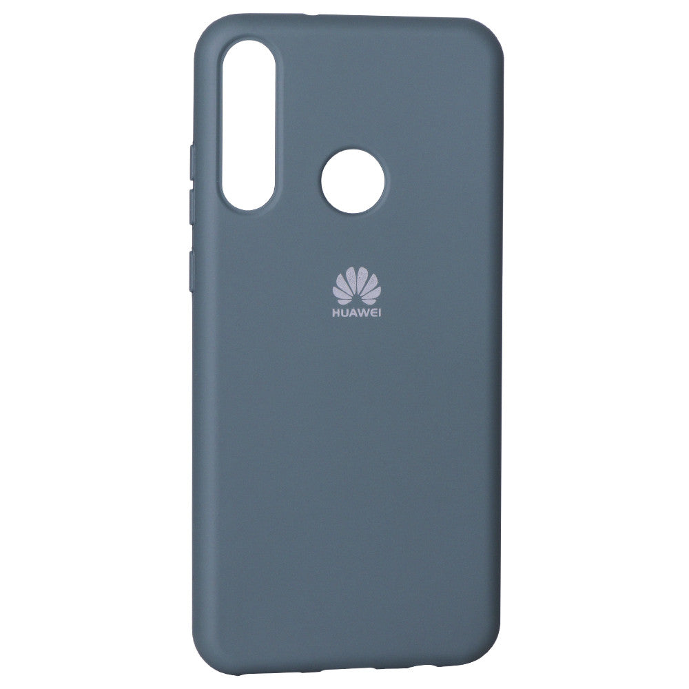 Original Silicone Cover Case — Huawei Y6p — Gray Green