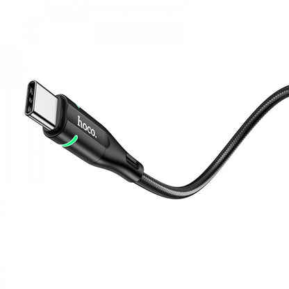 Cable USB C 2.4A (1.2m) — Hoco U93 — Black