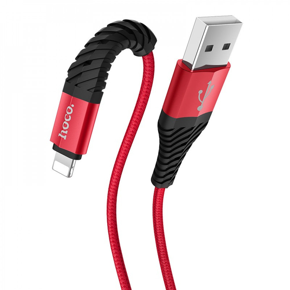 Кабель Lightning 2.4A (1m) — Hoco X38 — Red