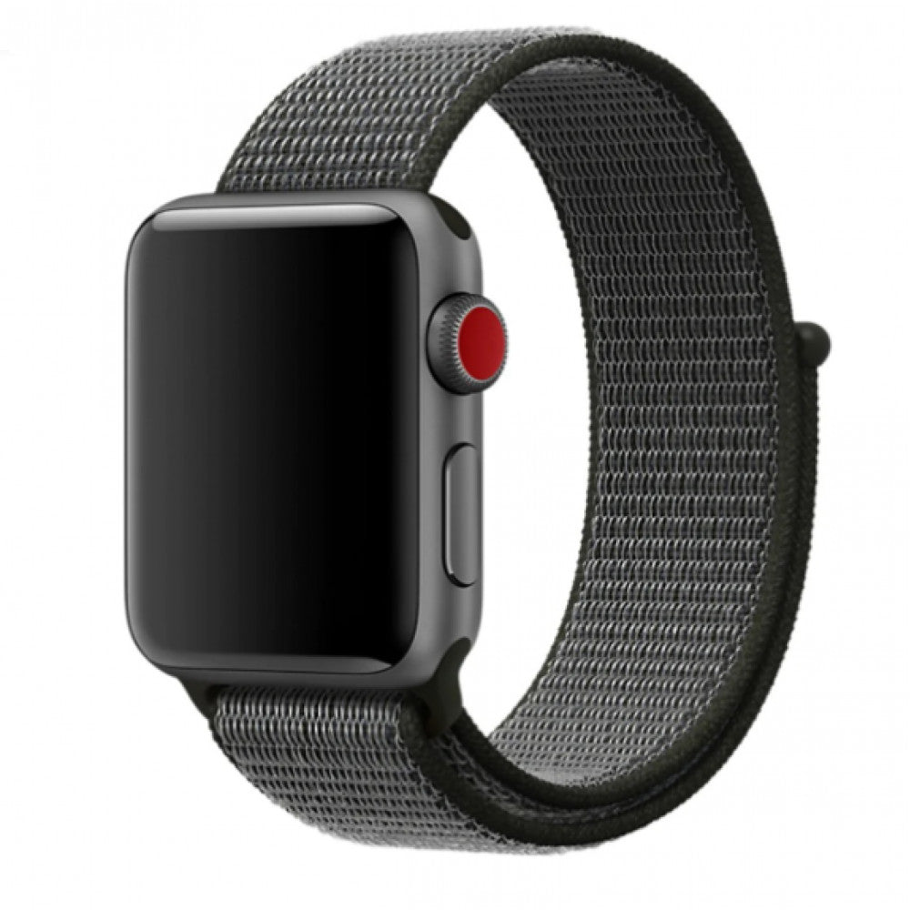 Ремінець Nylon Loop — Apple Watch 38 mm | 40 mm | 41 mm — Dark Gray