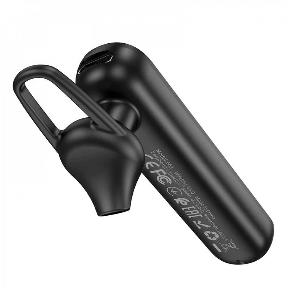 Bluetooth Headset — Hoco E63 — White