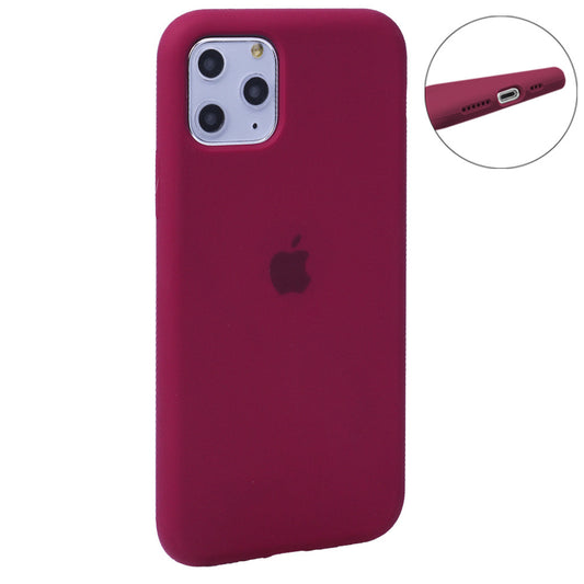 Original Silicone Case Full Size — iPhone 12 Mini 5.4" — Rose Red (36)