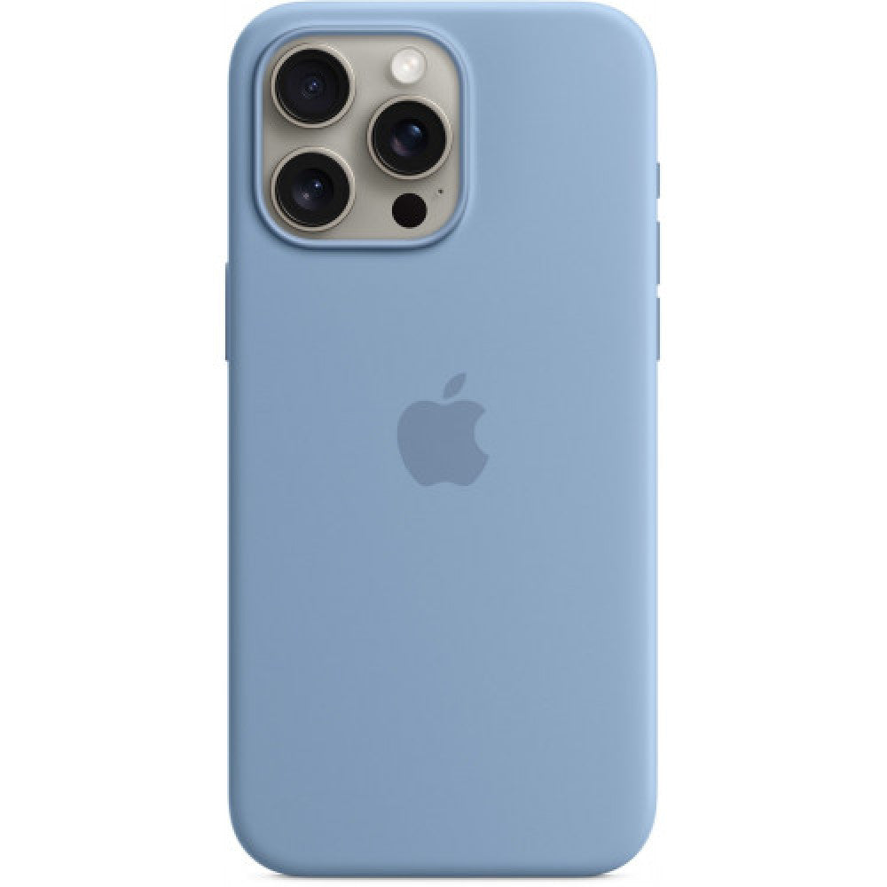 Silicone Case With Magsafe — iPhone 15 Pro — Winter Blue