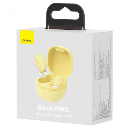 Bluetooth гарнітура TWS — Baseus (NGWM01) Encok — NGWM01-0Y Yellow