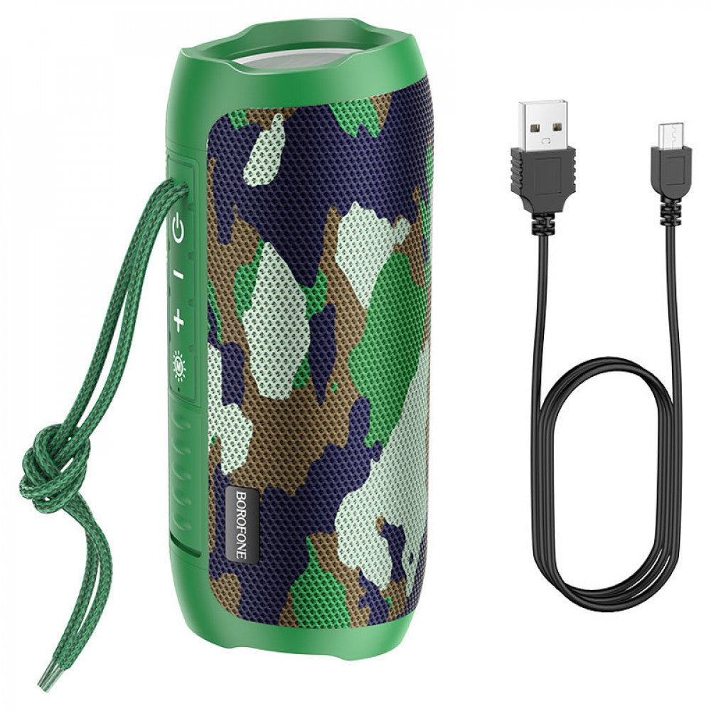 Портативна колонка — Borofone BR21 Sports — Camuflage Green