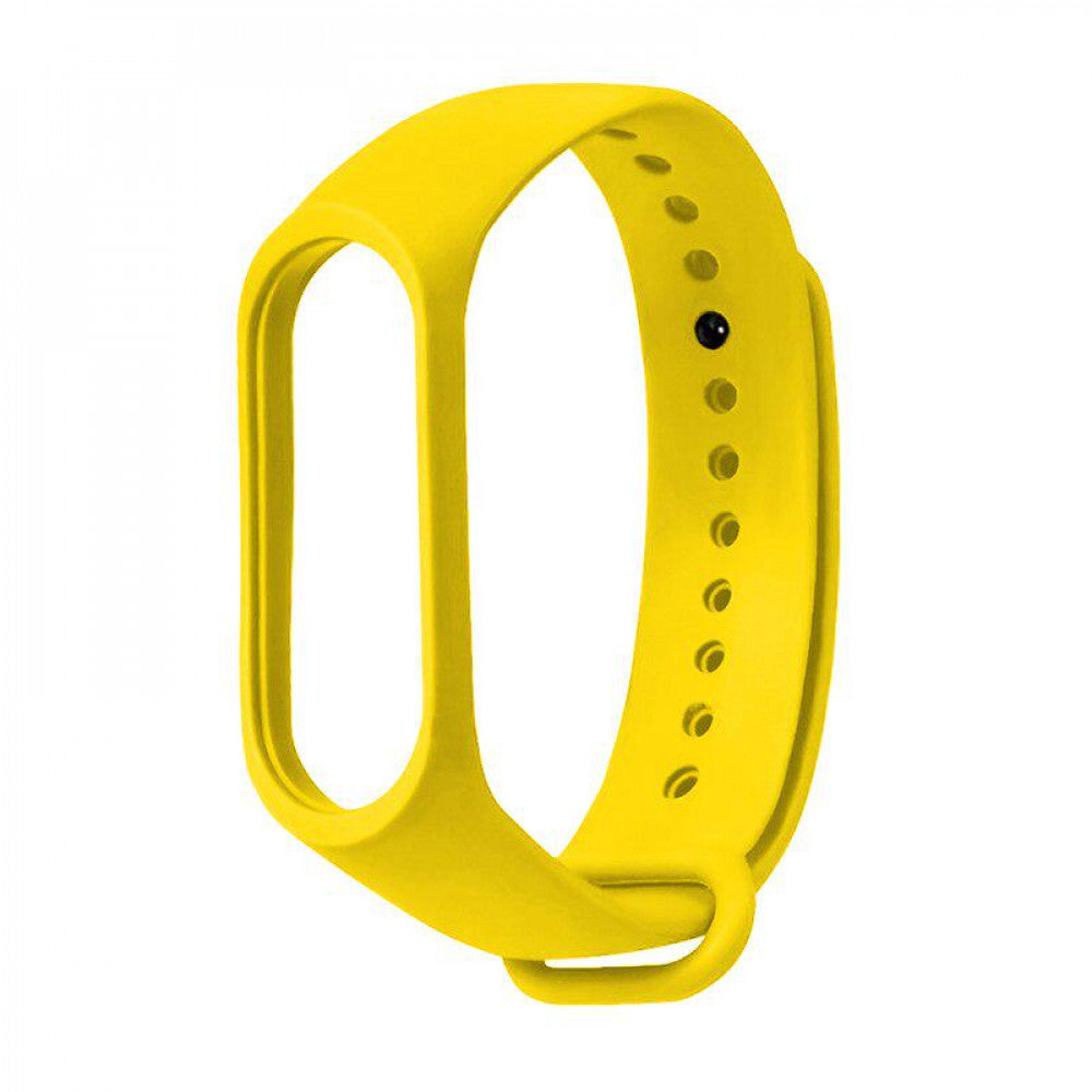 Ремінець Silicone Sport Band — Xiaomi Mi Band 5 | 6 | 7 — Yellow