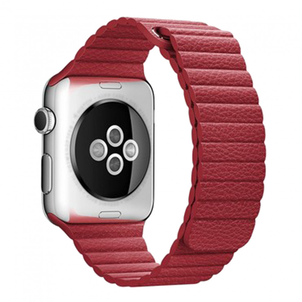 Ремінець Leather Loop — Apple Watch 38 mm | 40 mm | 41 mm — Red