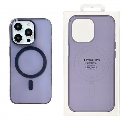 Purple Silicone Case with MagSafe — iPhone 14 Pro