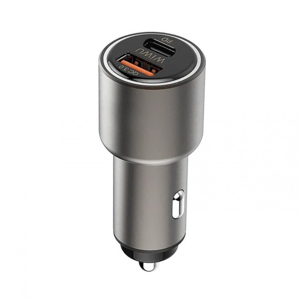 Car Charger | 35W | PD | QC3.0 — WiWU PC100 — Grey