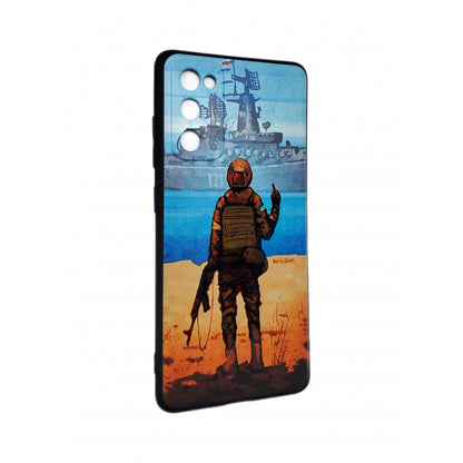 Soft Touch TPU Case with print — Samsung A12 (A125) — Соняшник