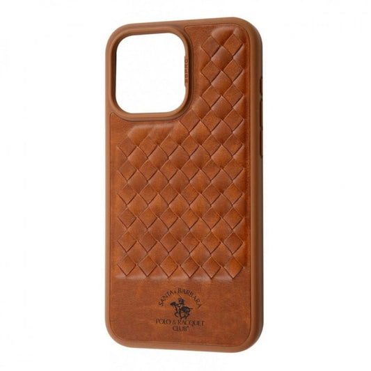 Polo Ravel Leather Case — iPhone 15 Pro — Brown