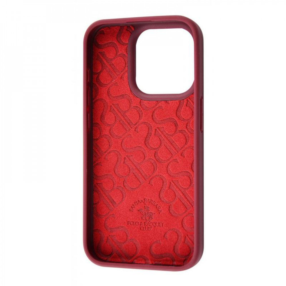 Polo Knight Leather Case — iPhone 15  — Red