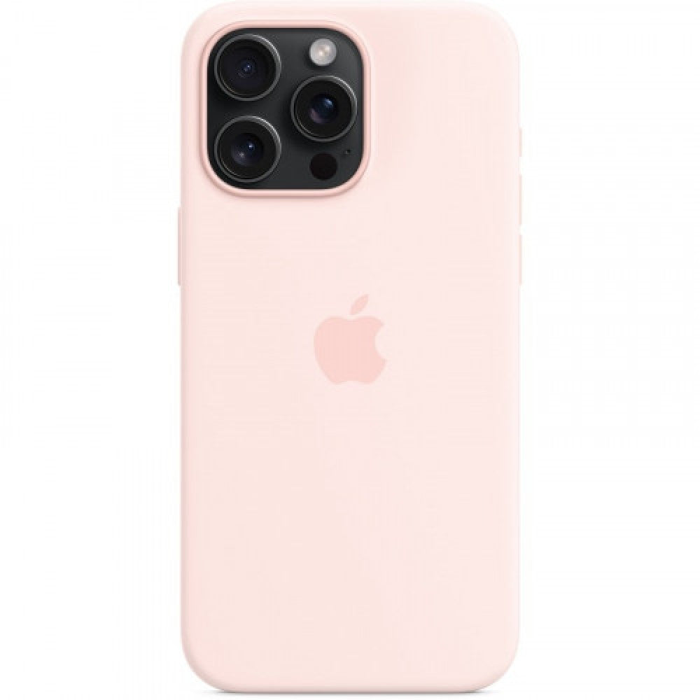 Silicone Case With Magsafe — iPhone 15 Pro — Light Pink