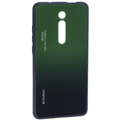 Gradient Glass Case — Xiaomi Redmi Mi 9T (K20) — Green