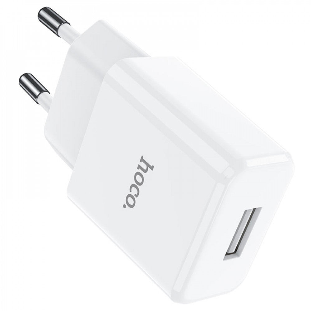 Home Charger | 2.1A | 1U | Micro Cable (1m) — Hoco N9 — White