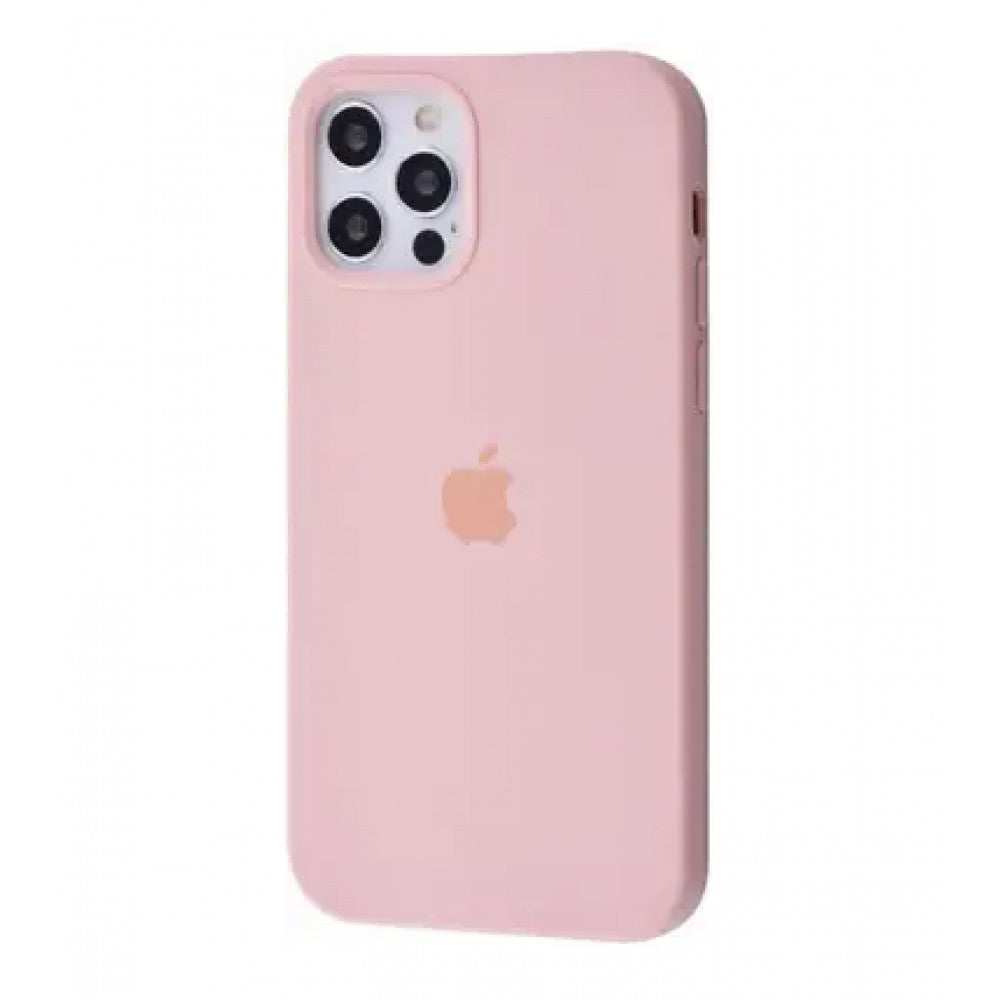 Original Silicone Case Full Size — iPhone 12 ; 12 Pro 6.1" — Pink Sand (19)