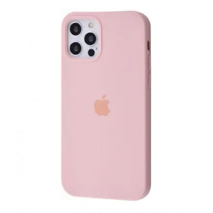 Original Silicone Case Full Size — iPhone 12 ; 12 Pro 6.1" — Pink Sand (19)