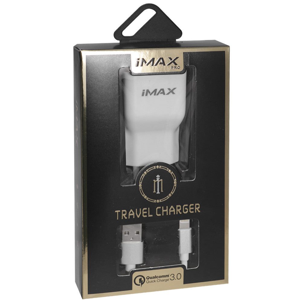 Home Charger | 2.0A | 1U | Micro Cable (1m) — iMax White