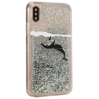 Киты с блестками TPU Case — iPhone X ; Xs