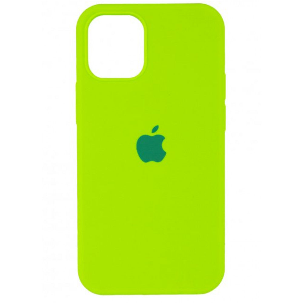 Original Silicone Case Full Size — iPhone 12 ; 12 Pro 6.1" — Neon Green