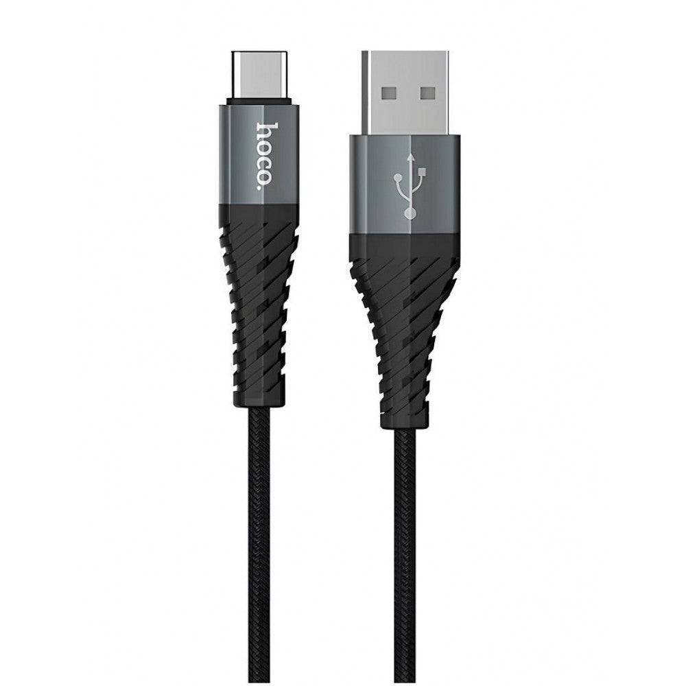 Cable USB C 3.0A (1m) — Hoco X38 — Black