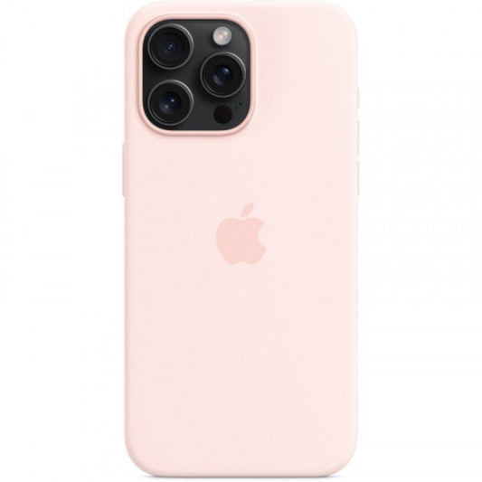 Silicone Case With Magsafe — iPhone 15 Plus — Light Pink