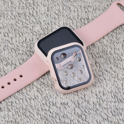 Ремінець Silicon & Glass — Apple Watch 38 mm | 40mm — Pink Sand