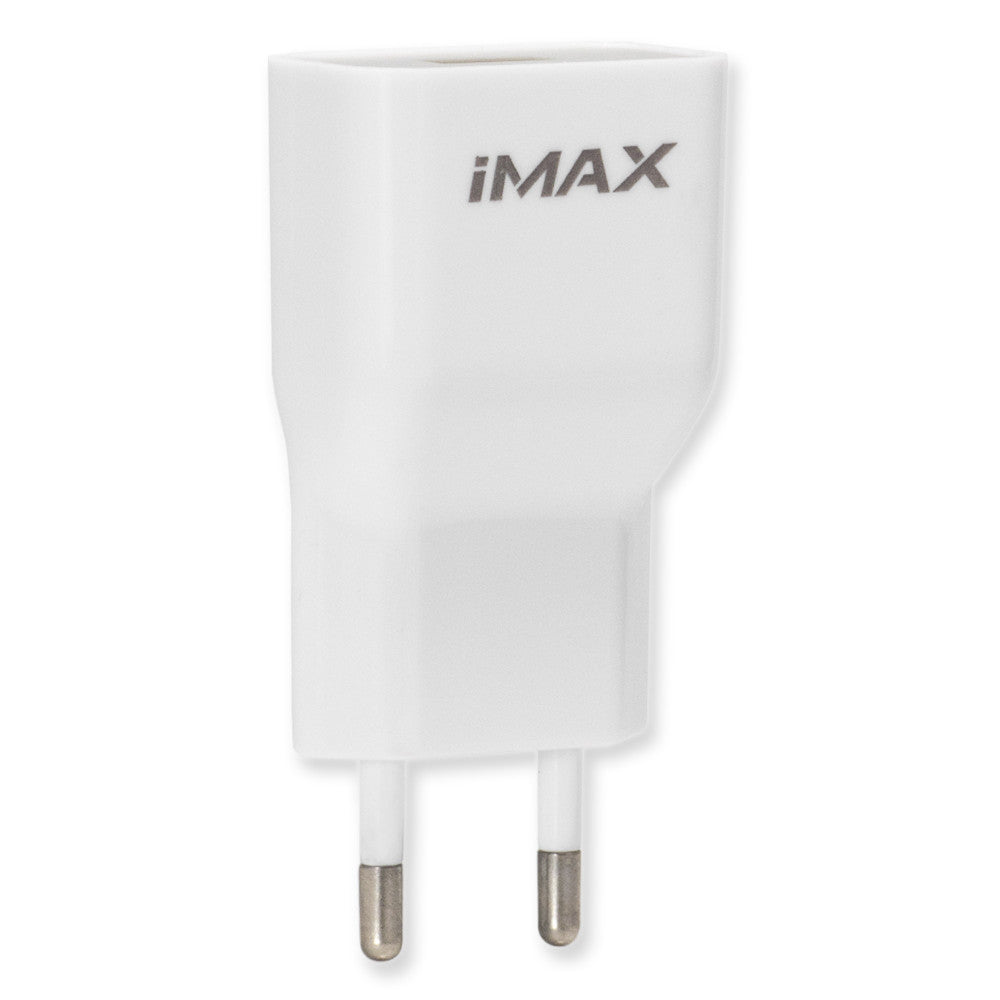 Home Charger | 2.0A | 1U | Micro Cable (1m) — iMax White