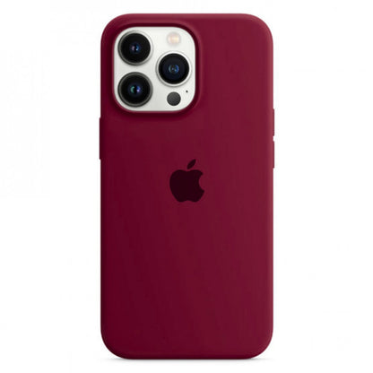 Original Silicone Case Full Size — iPhone 15 Pro Max  — Marsala (52)