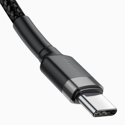 Кабель USB C to Lightning 20W (1m) — Baseus (CATLKLF-G) Cafule Series — CATLKLF-G1 Black