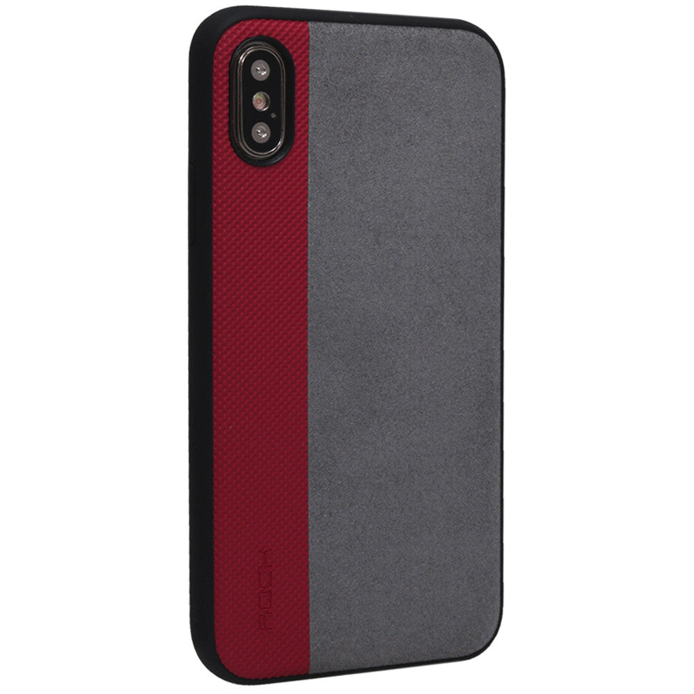 Rock Space Series Case RPC1315 — iPhone X ; Xs — Red/Gray