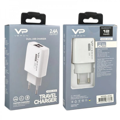 Home Charger | 2.4A | 2U — Veron AC62