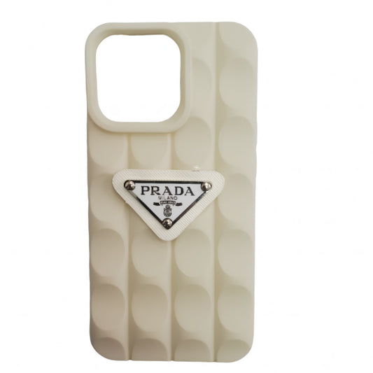 Prada TPU Case — iPhone 15 6.1" — White