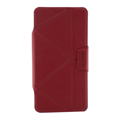 Leather Book Case — Samsung A8 2018(A530) — iMax b — Red