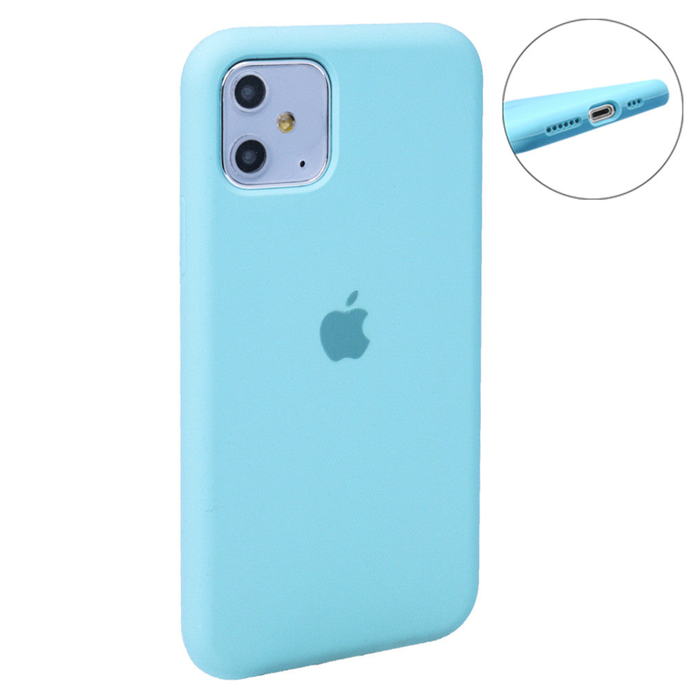 Original Silicone Case Full Size — iPhone 11 — Neon Piink