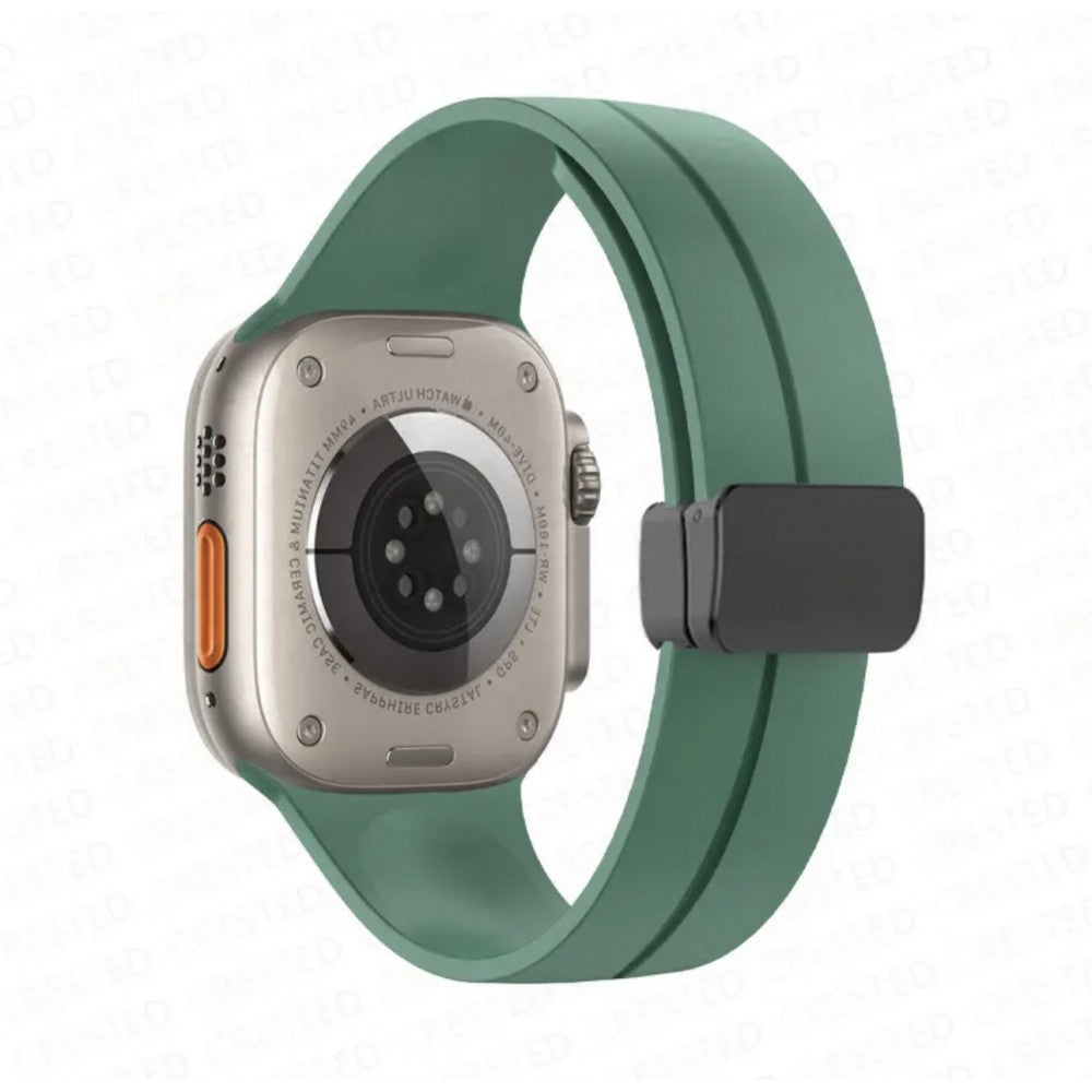 Ремінець Magic Lock — Apple Watch 42 mm | 44 mm | 45 mm | 49 mm — Olive Green