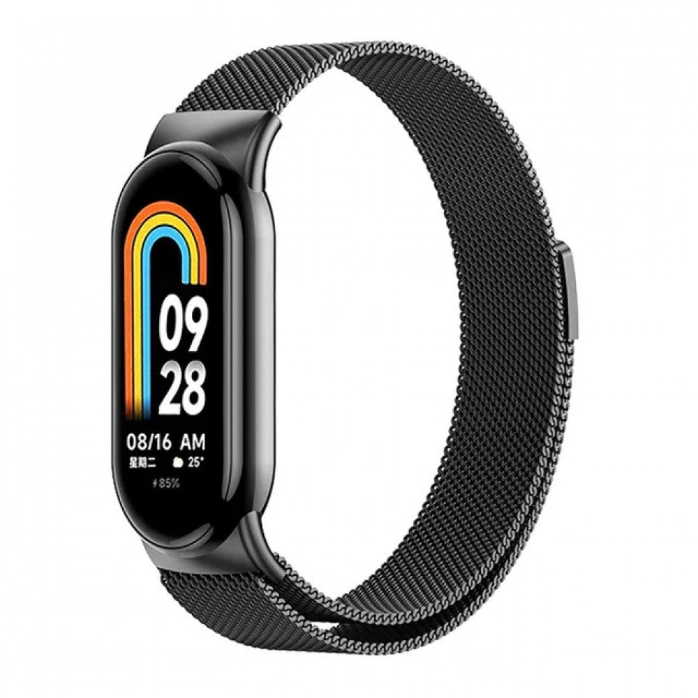 Ремінець Milanese Loop — Xiaomi Mi Band 8 — Black