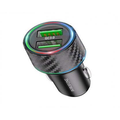 Car Charger | 36W | 2 QC3.0 — Borofone BZ21A — Black