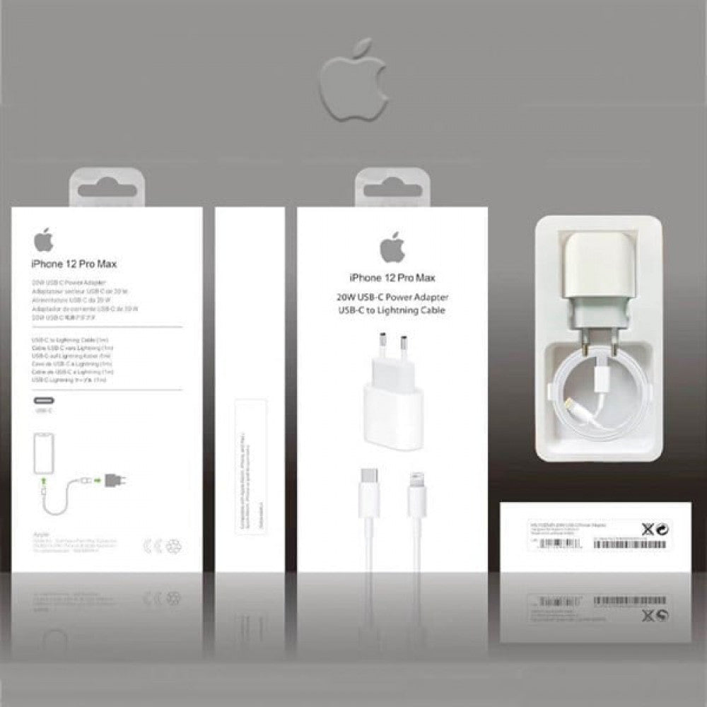 Home Charger | 20W | PD | USB C to Lightning Cable (1m) — Apple MHJ83ZM/A