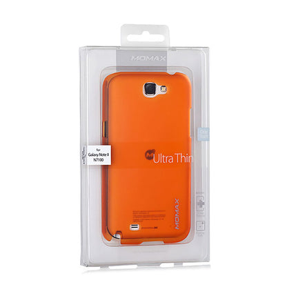 Momax Ultratough Transparent Case — Samsung S4(i9500) Black — Orange