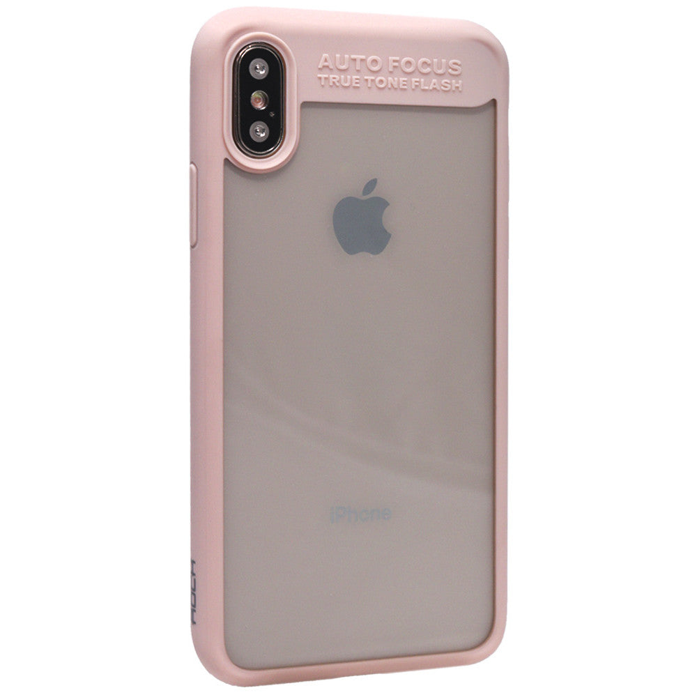 Rock Space Clarity Series Case RPC1318 — iPhone X ; iPhone Xs — Pink