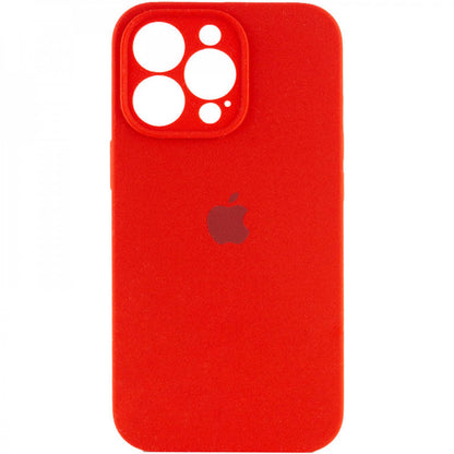 Original Silicone Case with protective camera — iPhone 14 Pro Max — Red (14)