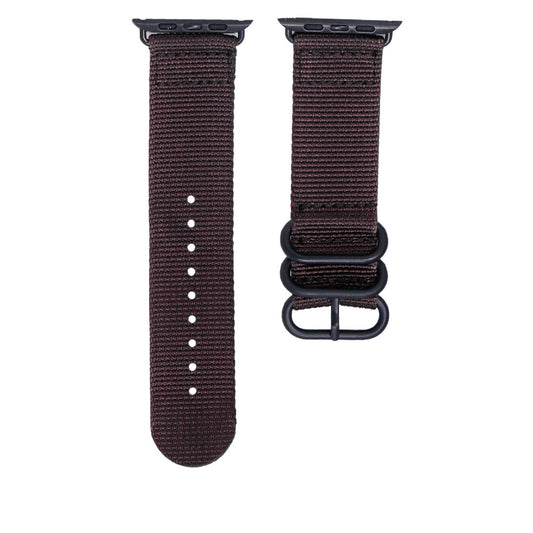 Ремінець Buckle Nylon — Apple Watch 42 mm | 44 mm | 45 mm | 49 mm — Dark Brown