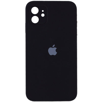 Original Silicone Case with protective camera — iPhone 12  — Charcoal Gray (15)