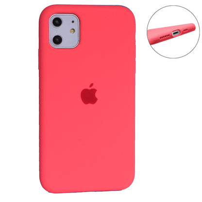 Original Silicone Case Full Size — iPhone 11 — Neon Piink