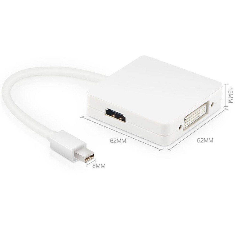 Переходник Mini DP - HDMI+VGA+DVI