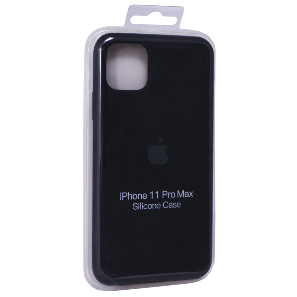 Original Silicone Case Full Size — iPhone 11 Pro Max — Black (18)